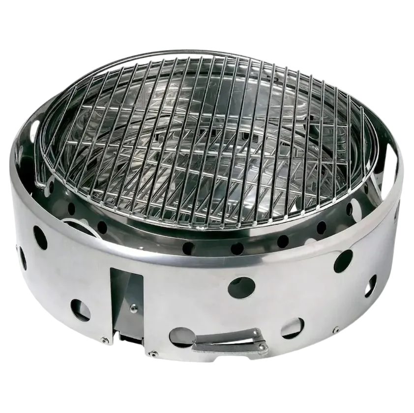 2-in-1 Heavy-Duty All-in-One Multi-Fuel BBQ Grill and Fire Pit