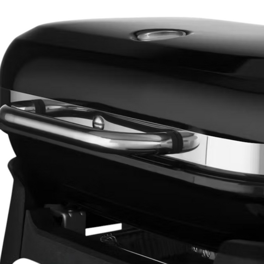Compact Electric Outdoor Tabletop Barbecue with High-Heat Searing