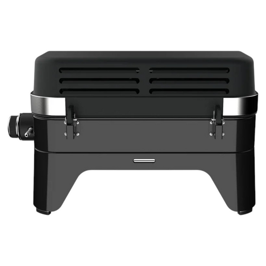 Ultra-Portable Single-Burner Tabletop Gas Grill with Cast Aluminum Plate (Refillable Cylinder System)