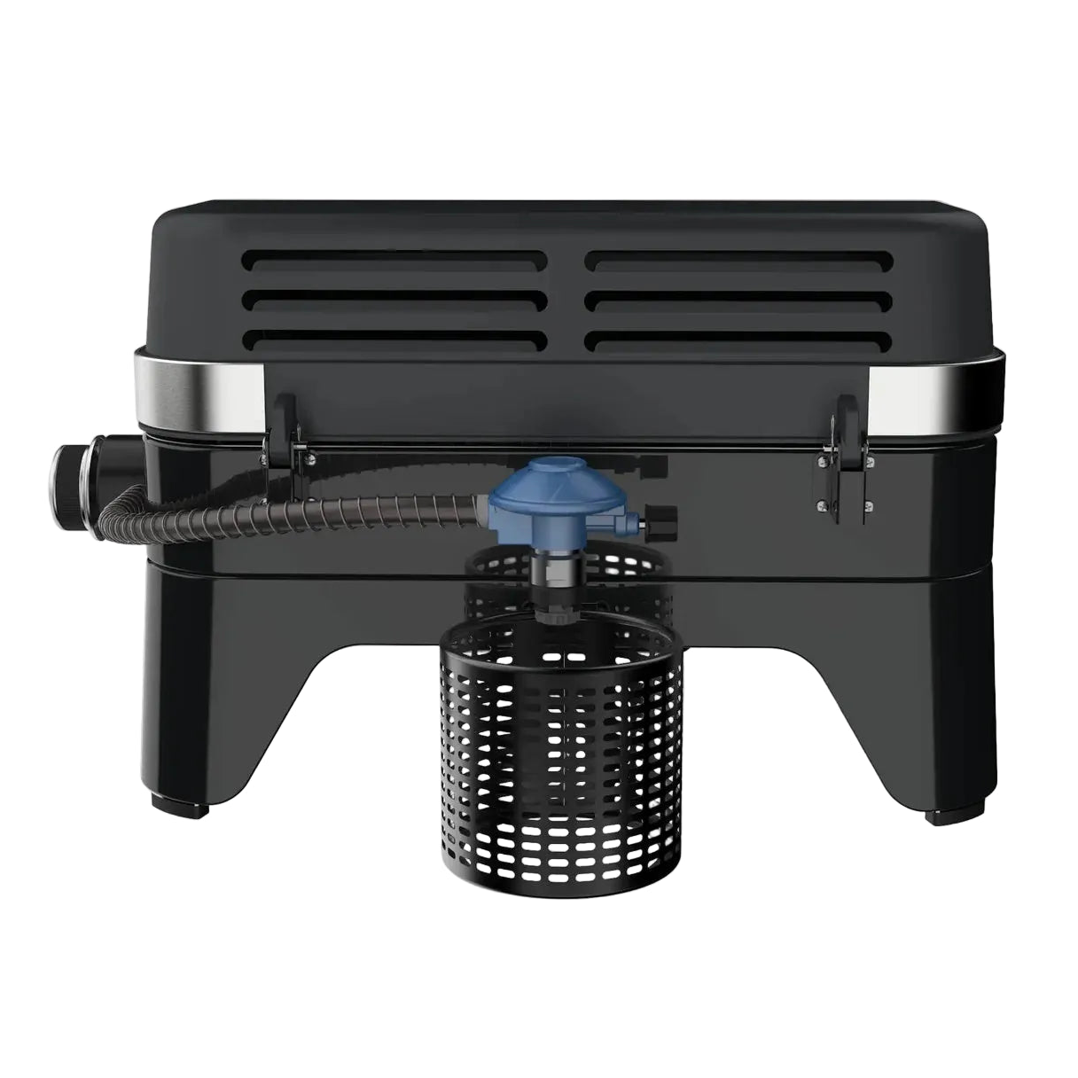 Ultra-Portable Single-Burner Tabletop Gas Grill with Cast Aluminum Plate (CV Cartridge System)