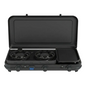 Portable Multi-Cook Dual-Burner Camp Stove with Integrated Toasting Grill