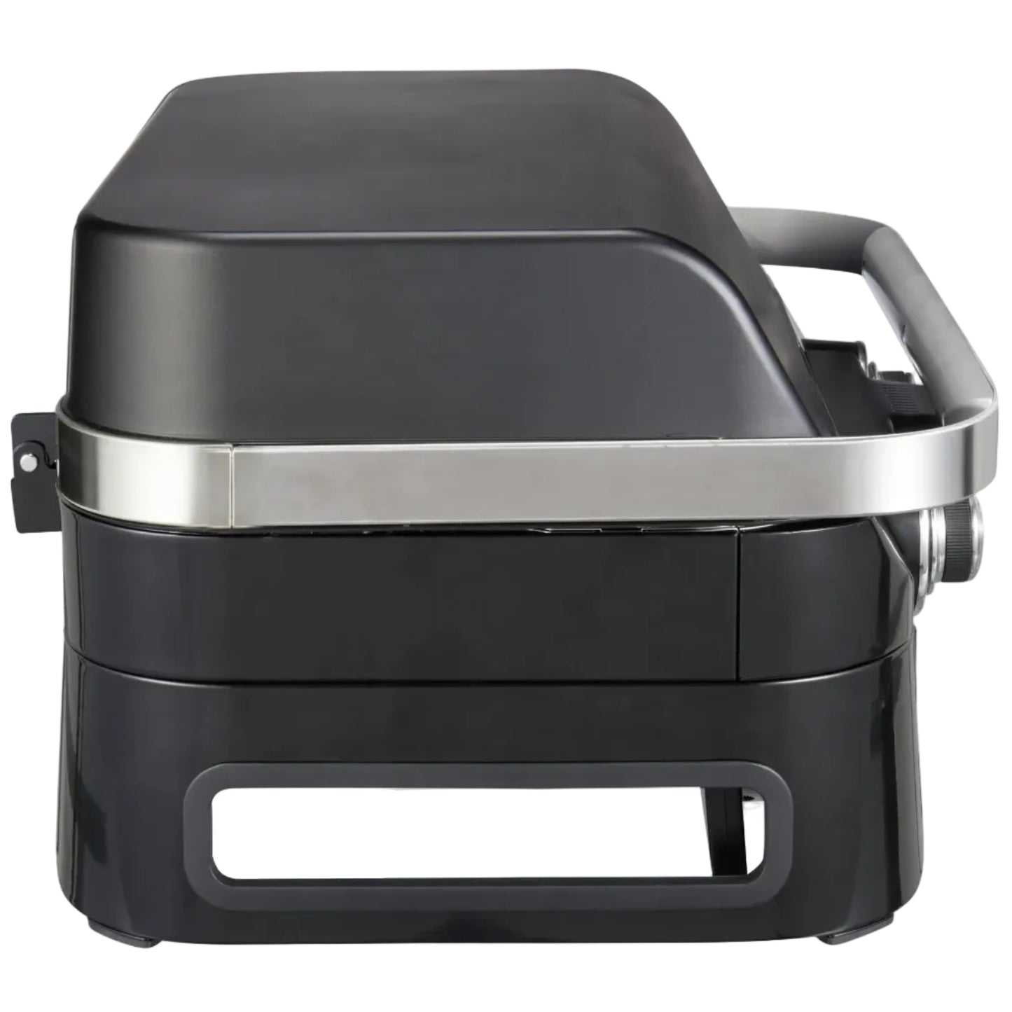 Dual-Burner Smart Tabletop Gas Grill with Digital Thermometer and Radiant Heating