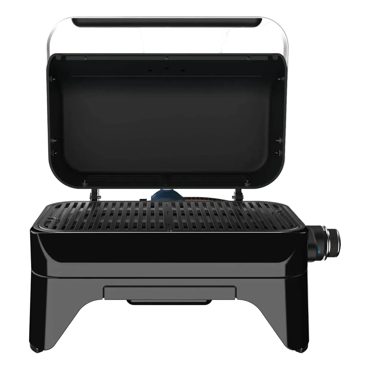Ultra-Portable Single-Burner Tabletop Gas Grill with Cast Aluminum Plate (CV Cartridge System)