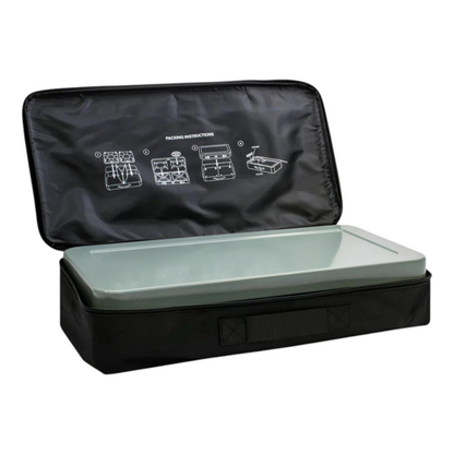 Compact Portable Dual-Burner Tabletop Gas Stove & Grill System with Piezo