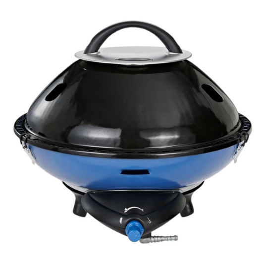 Family-Sized Round Outdoor Gas Grill & High-Power Camp Stove Station