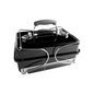 Portable Rectangle Charcoal BBQ Grill with Swivel Locking Legs
