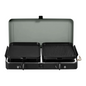 Compact Portable Dual-Burner Tabletop Gas Stove & Grill System with Piezo