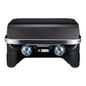 Dual-Burner Smart Tabletop Gas Grill with Digital Thermometer and Radiant Heating