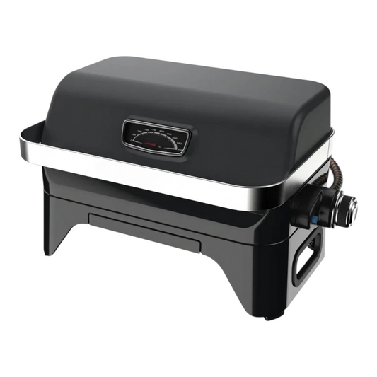 Ultra-Portable Single-Burner Tabletop Gas Grill with Cast Aluminum Plate (CV Cartridge System)