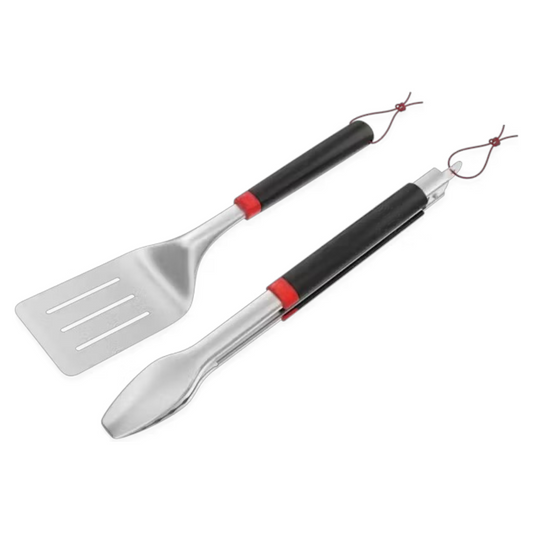 Heavy-Duty Stainless Steel Precision Barbecue Tongs with Soft-Touch Grip