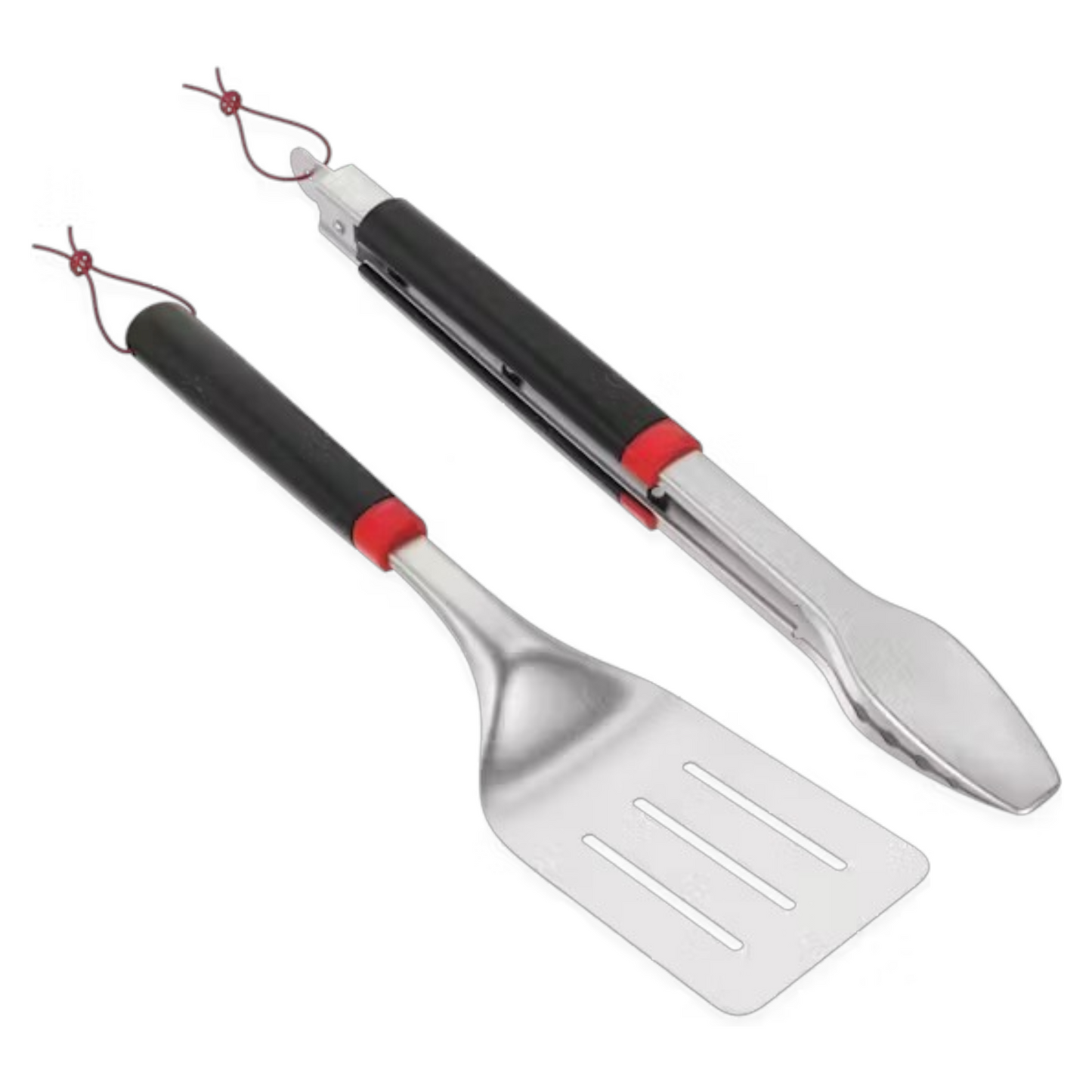 Heavy-Duty Stainless Steel Precision Barbecue Tongs with Soft-Touch Grip