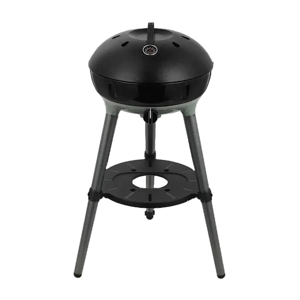 Free-Standing Outdoor Gas BBQ with Integrated Paella Pan System