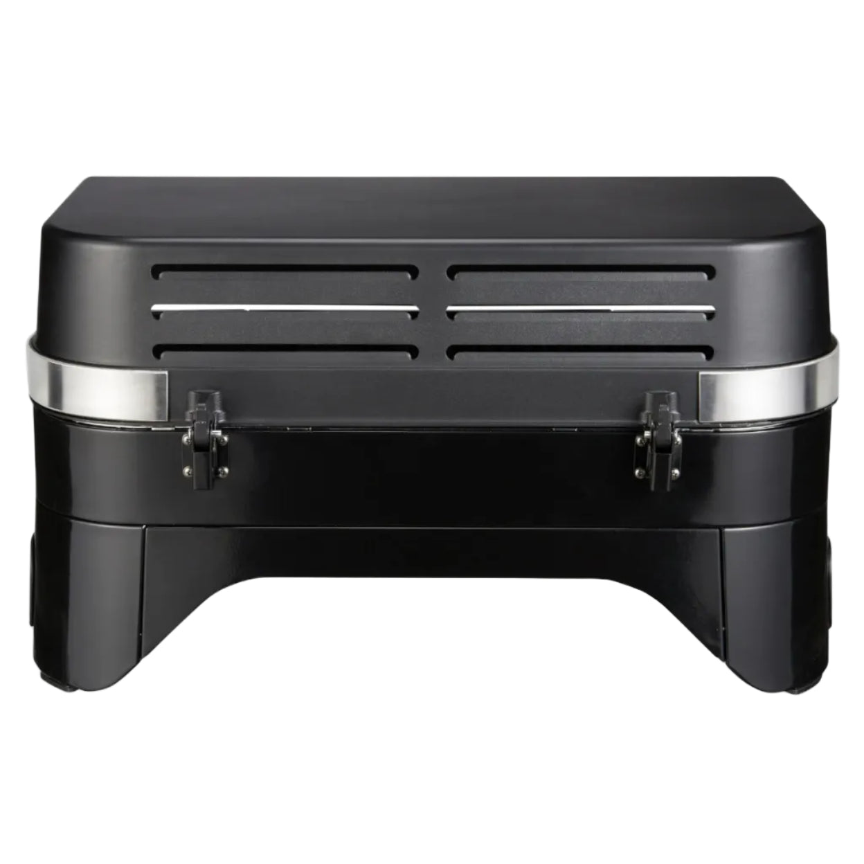 Dual-Burner Smart Tabletop Gas Grill with Digital Thermometer and Radiant Heating