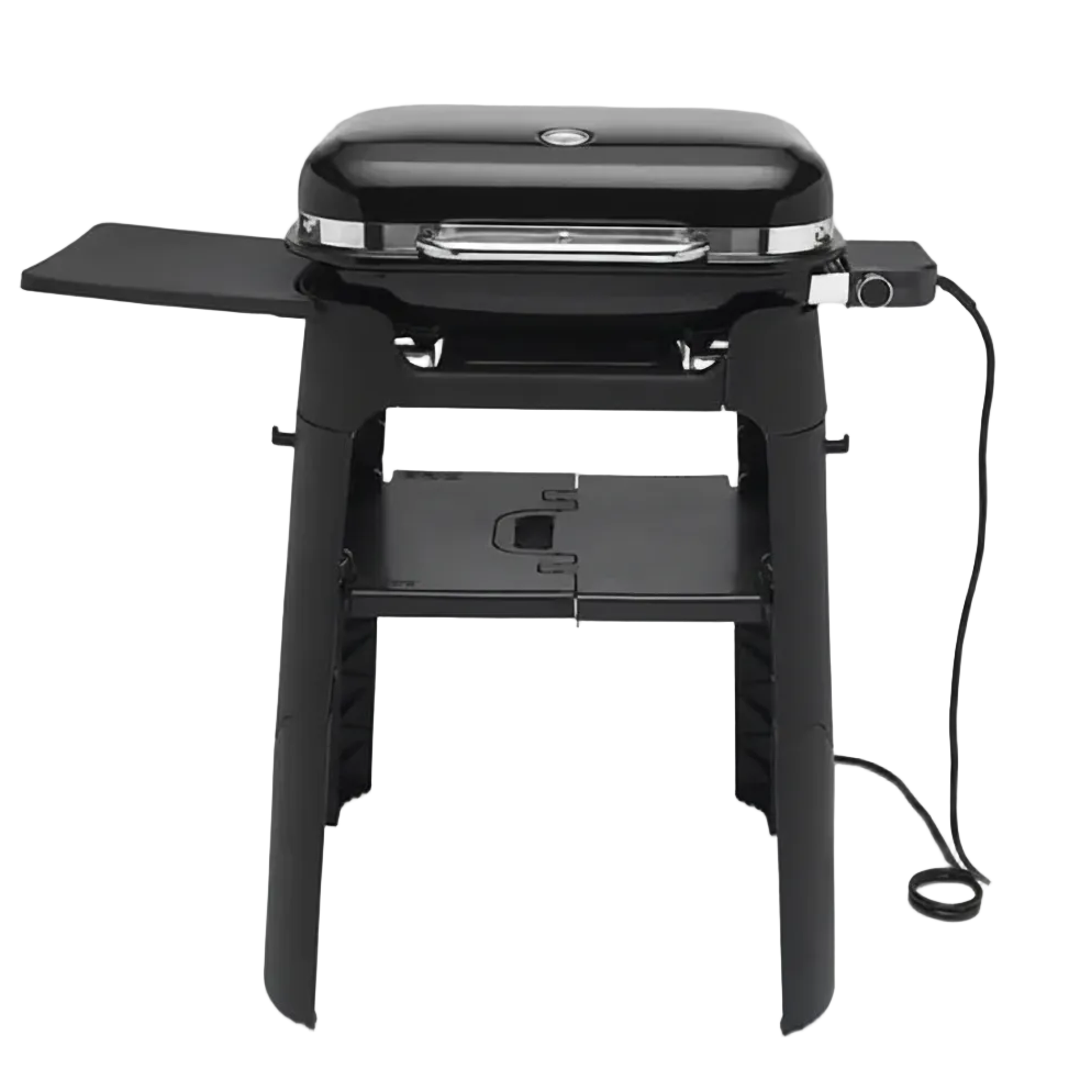 Full-Sized Electric Outdoor Barbecue with Premium Collapsible Stand