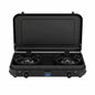 Dual-Burner Tabletop Gas Stove with Enhanced FlameShield Technology