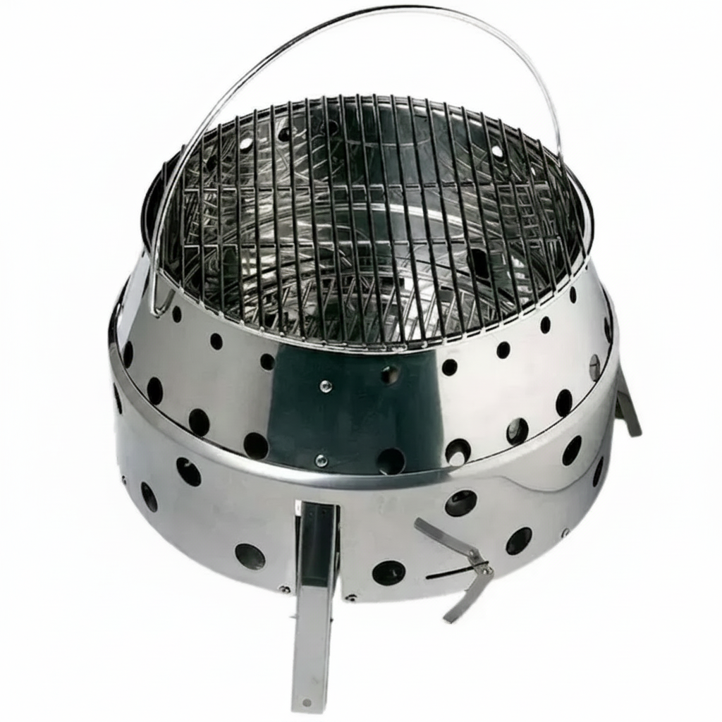 2-in-1 Heavy-Duty All-in-One Multi-Fuel BBQ Grill and Fire Pit